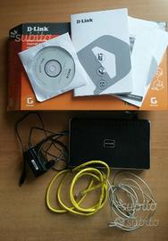 Modem router d-link wireless g adsl2+ starter kit