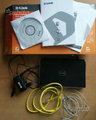 Modem router d-link wireless g adsl2+ starter kit