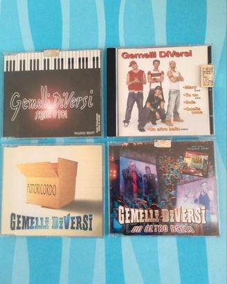 4 CD SINGOLI GEMELLI DIVERSI