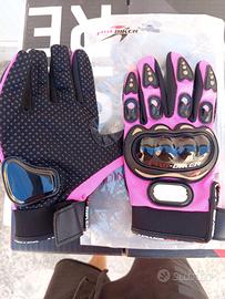 guanti moto taglia M da donna 