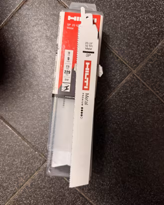 Lame HILTI per sega a gattuccio