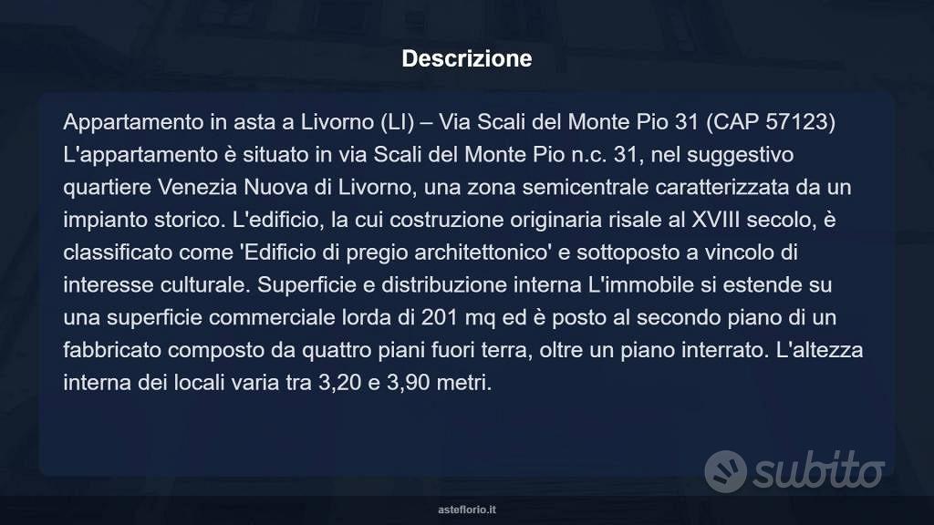 Appartamento – Livorno, Venezia Nuova, Consiglio di Zona 2 - Altro