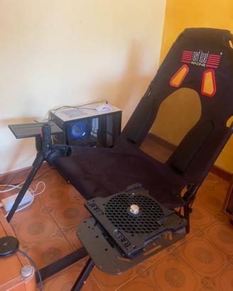Postazione Flight Simulator completa
