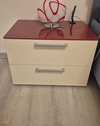 comodini cassettiera acquistato in mobilificio 