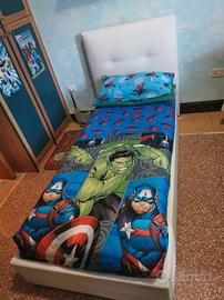 letto singolo contenitore Selene