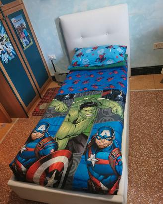 letto singolo contenitore Selene
