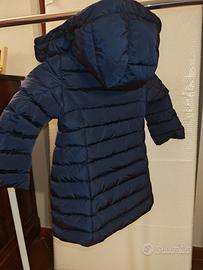 Piumino Moncler blu 4 anni taglia 104 cm