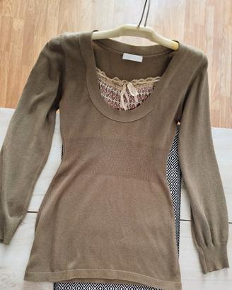 maglia beige Promod 