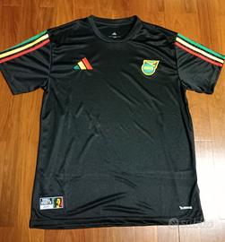 t-shirt training nazionale Jamaica taglia L nuova 
