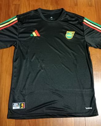 t-shirt training nazionale Jamaica taglia L nuova 