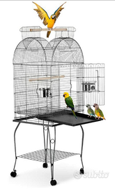 Gabbia per pappagalli 51x51x152 ovviamente nuova