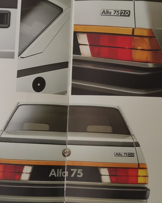Opuscoli Alfa Romeo Alfa 90 e Alfa 75