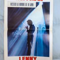 LENNY DUSTIN HOFFMAN locandina originale rifilata