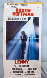 LENNY DUSTIN HOFFMAN locandina originale rifilata