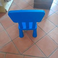 Tavolo mammut + 1 sedia  per bimbi