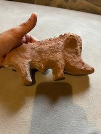 Antico cinghiale ceramica Sarda