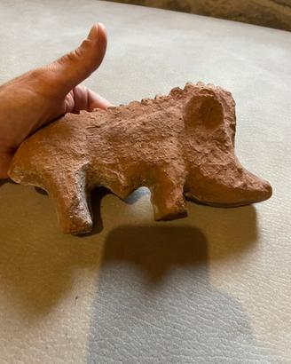 Antico cinghiale ceramica Sarda