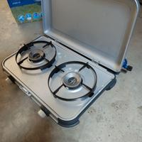 Fornello a gas portatile, due fuochi - Campingaz