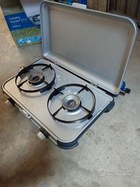 Fornello a gas portatile, due fuochi - Campingaz