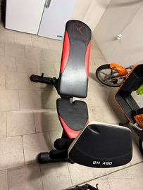 Domyos Bm 490 piu dischi in ghisa palestra da casa