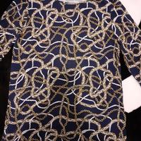 Maglia da donna a maniche lunghe, fantasia navale