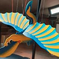 Dinosauro in legno per cameretta