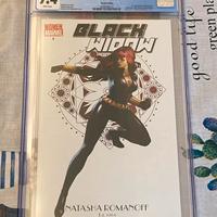women of marvel black widow 1 cgc 9.4 (2010)