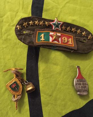 Mostrina Alpini e 2 spille