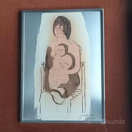 BRUNO CASSINARI serigrafia a piu' colori