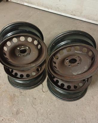 cerchi 14" attacco fiat 