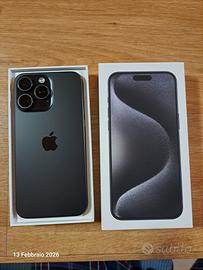 Iphone 15 Pro Max 512 GB titanium black come nuovo