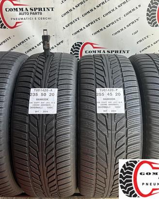 4 PNEUMATICI 235/50 255/45 R20 HANKOOK INVERNALI