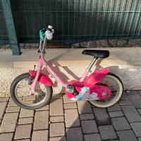 Bicicletta bambina 14” con rotelle