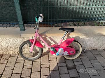 Bicicletta bambina 14” con rotelle