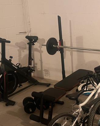 🔥 PALESTRA COMPLETA HOME GYM – 92 KG TOTALI 🔥