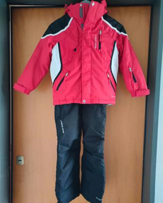 Tuta completo scii/neve WEST SCOUT Dry-Tech 8 anni