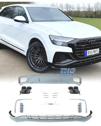 KIT CARROZZERIA AUDI Q8 18- LOOK ABT RSQ8DIFFUSOR