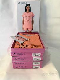 Piguama donna, manica corta e pantaloncini corti