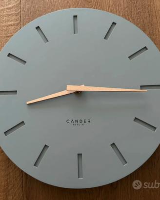 Cander Berlin orologio da parete grigio NUOVO