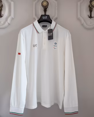 Polo manica lunga EA7 / Milano - Cortina 2026