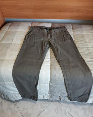 PANTALONE FANGO UOMO J. HART & BROS TAGLIA 52 REGU
