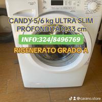 LAVATRICE CANDY 5/6 Kg SLIM SALVASPAZIO