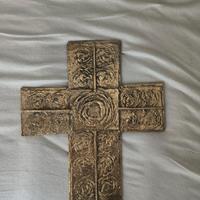 brutalistisches Sakral Kreuz Skulptur 1960