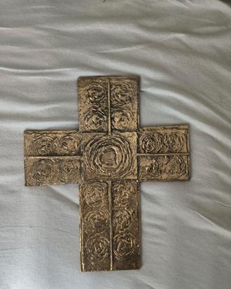 brutalistisches Sakral Kreuz Skulptur 1960