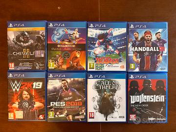 Lotto 8 giochi PS4 USATI