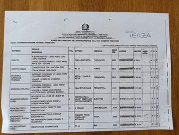 Libri  classe 3^ 4^e 5^ AFM Isis Deganutti Ing Fra