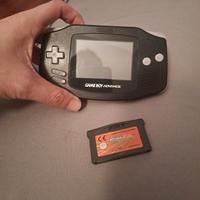 game boy advance con gioco megaman