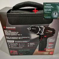 Kit Trapano Avvitatore Parkside Performance 12V +