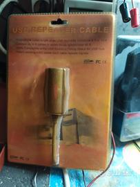 cavo USB prolunga + ripetitore USB scart 