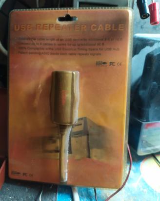 cavo USB prolunga + ripetitore USB scart 